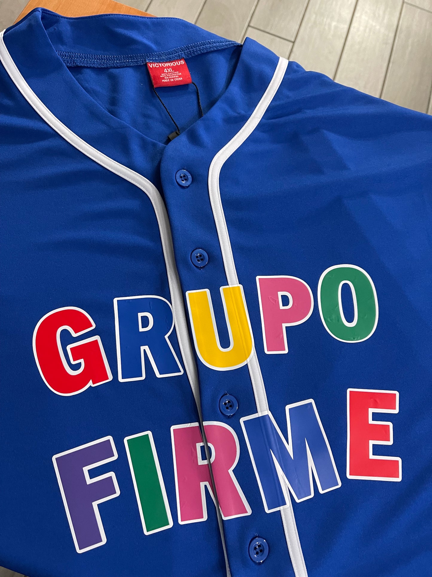 Grupo Firme Jersey Blue