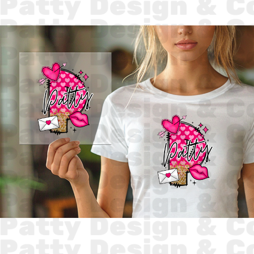 VALENTINE CUSTOM NAME DTF TRANSFERS
