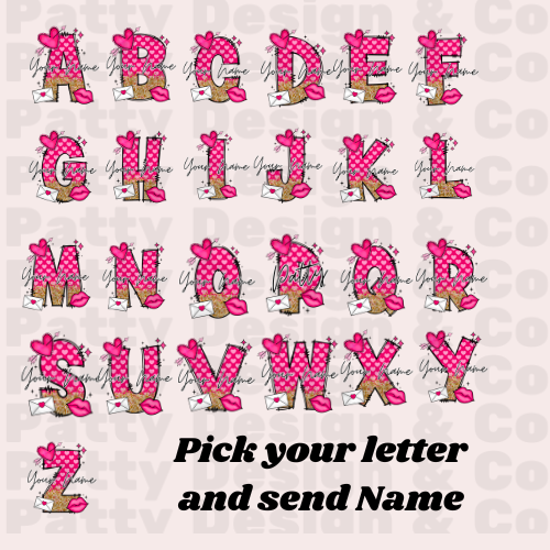 VALENTINE CUSTOM NAME DTF TRANSFERS