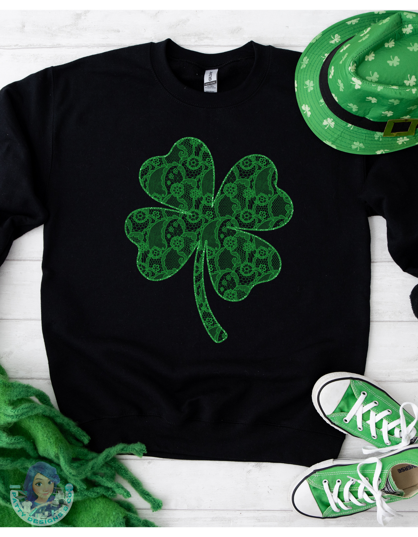 Lace Clover Sweatshirt