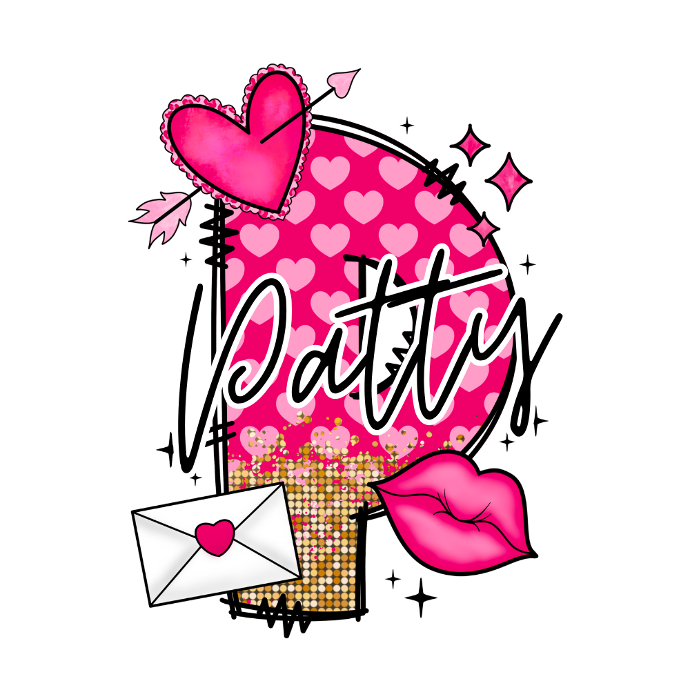 VALENTINE CUSTOM NAME DTF TRANSFERS