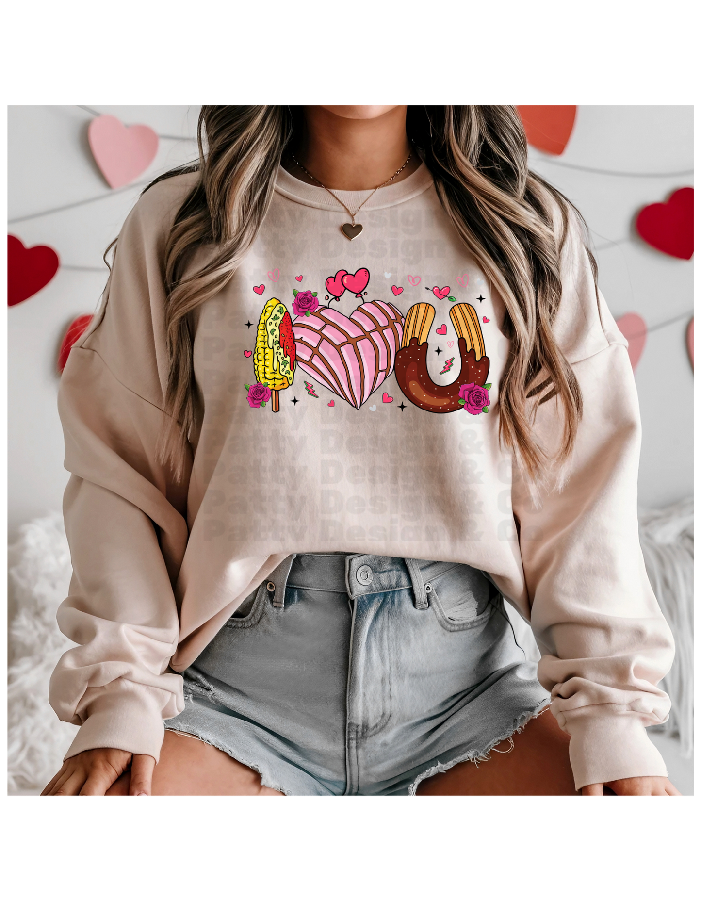 I Love U  Sweatshirt