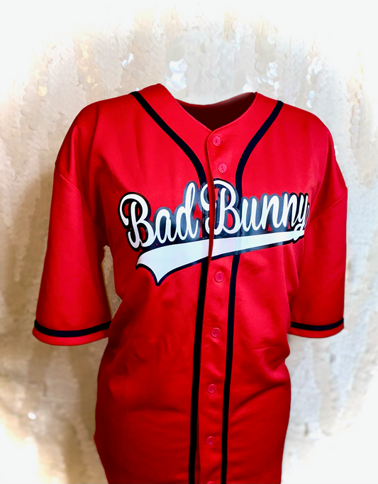 Bad Bunny Jersey Red