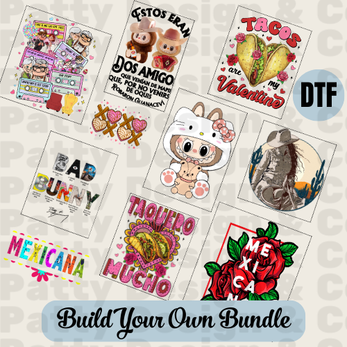 BUILD YOUR OWN BUNDLE  DTF TRANSFERS