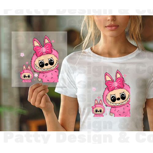 LABUBU PINK TRANSFER