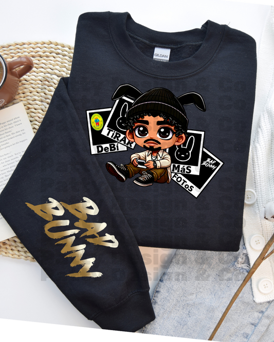 BAD BUNNY  DEBI TIRAR MAS FOTOS Sweatshirt