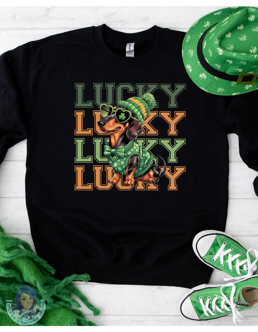 Lucky Duchshund Sweatshirt