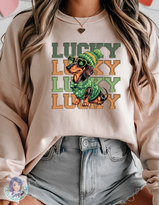Lucky Duchshund Sweatshirt