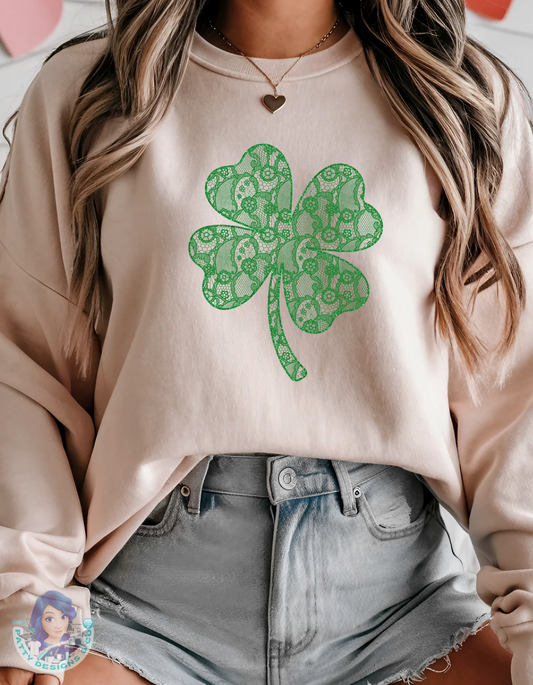 Lace Clover Sweatshirt